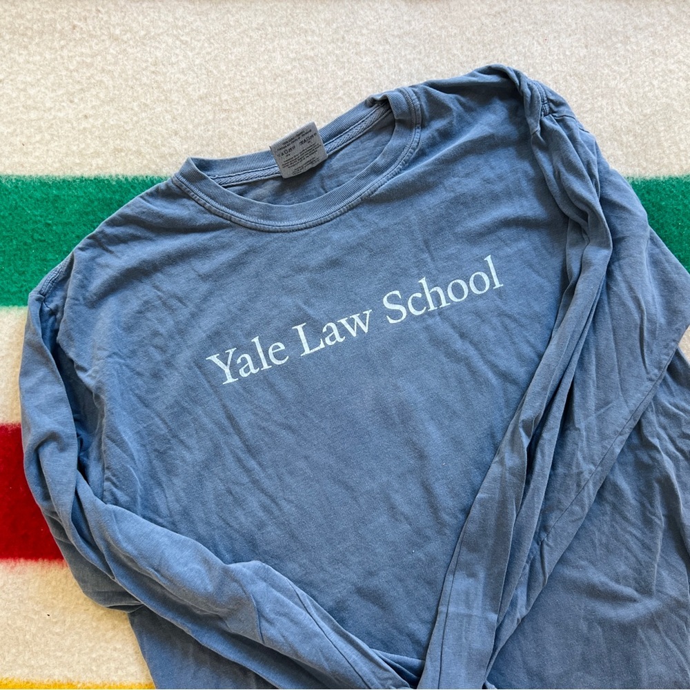 Yale Law School Denim Blue Shirt ⚖️